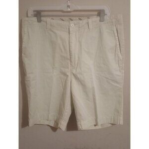 New Cremieux Classic Garment Dyed Shorts Mens 9" Inseam Beige Size 34 NWT